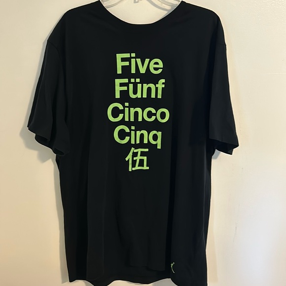 Nike Air Jordan Retro 5 “Without Boarders” Black T-Shirt Size 3XL - Picture 1 of 7